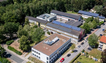 Luftbild der Sekundarschule