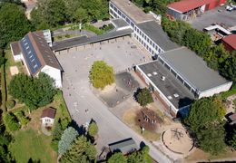 Luftbild der Melanchthonschule