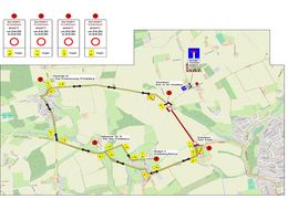 Plan Sanierung der Straße Grünenbaum