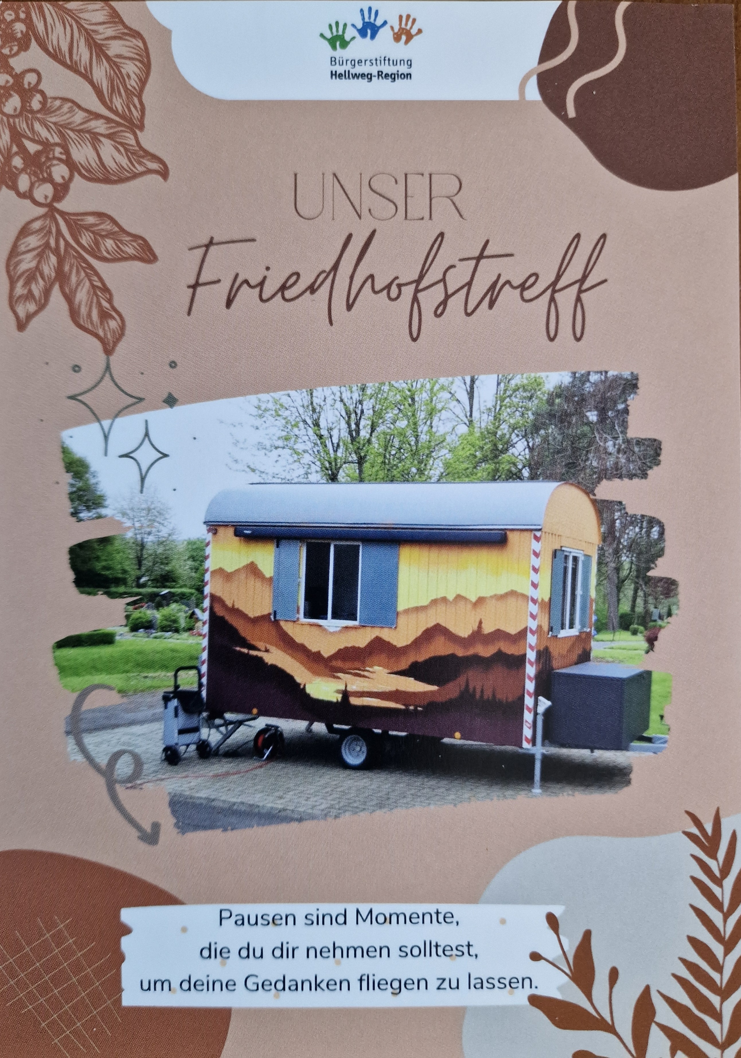 Flyer zum Friedhofstreff