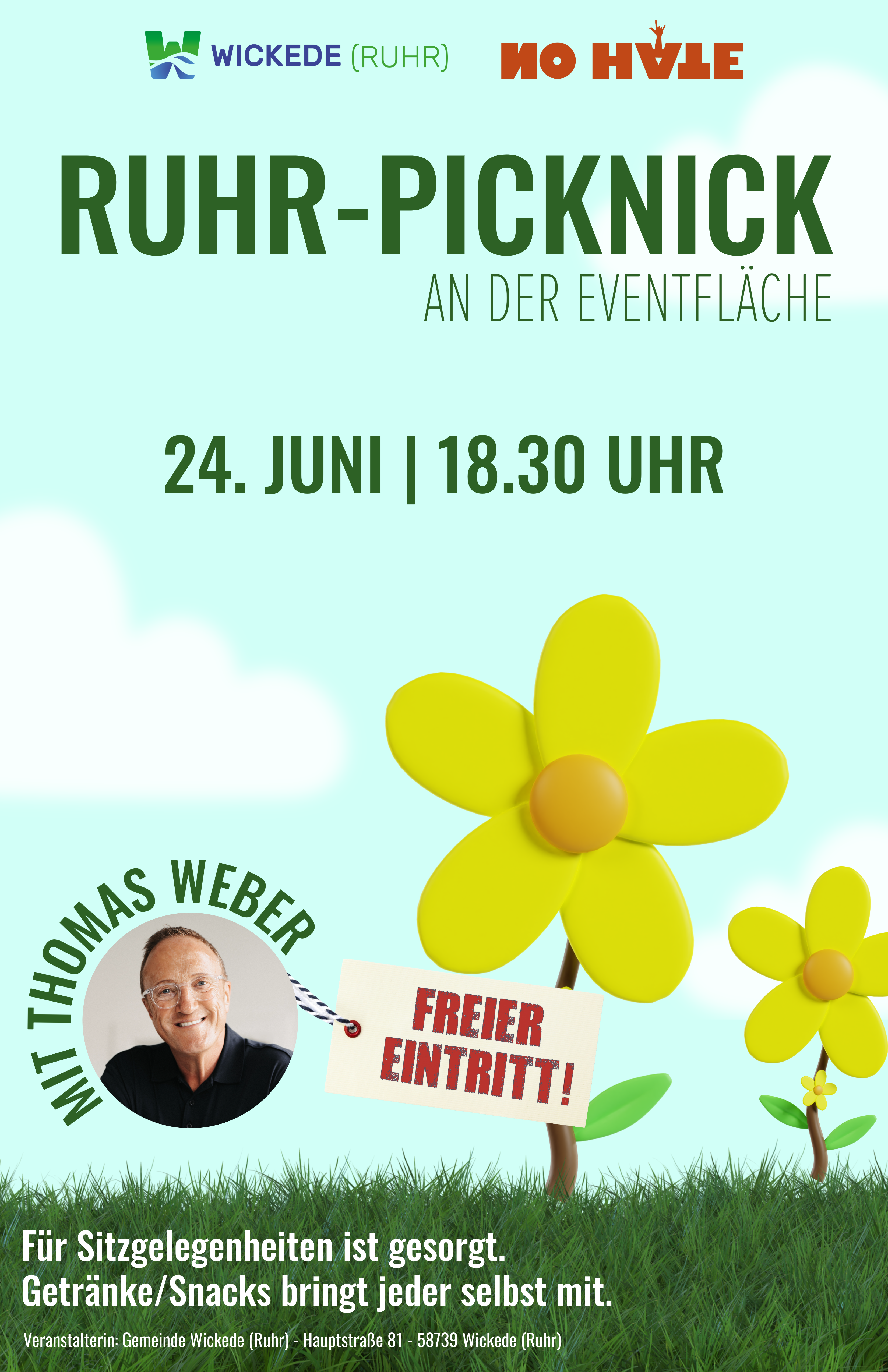 Plakat zum Ruhr-Picknick