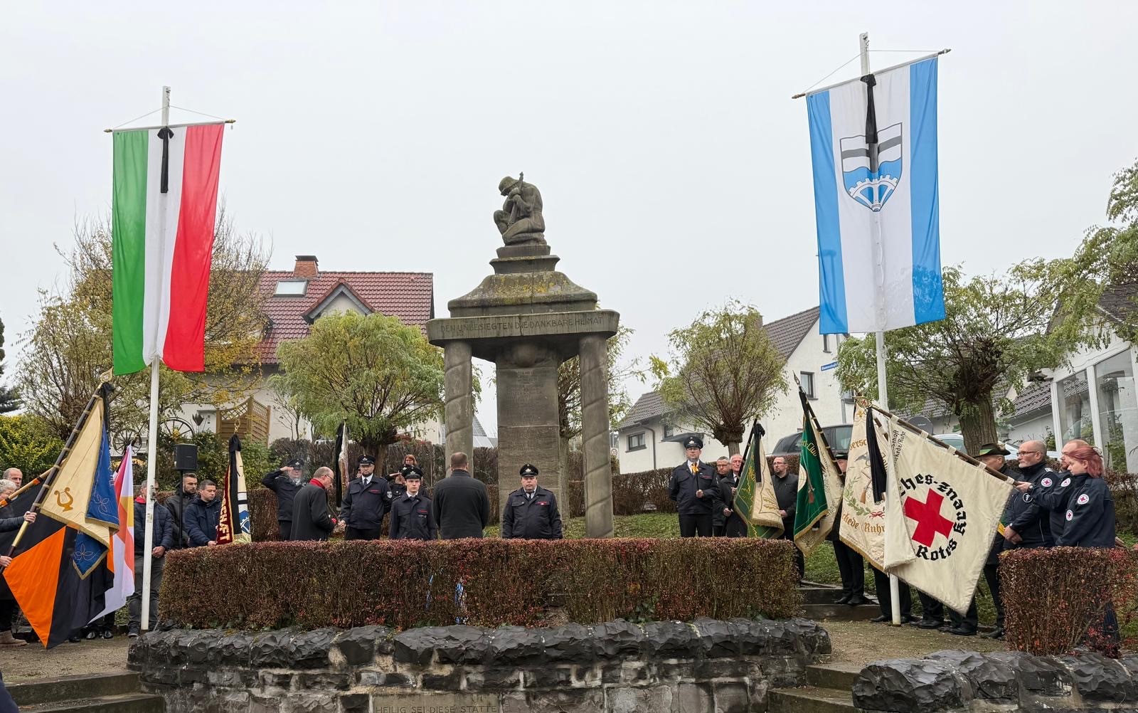 Foto der Gedenkstunde zum Volkstrauertag